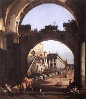 Bellotto, Bernardo - Capriccio of the Capital